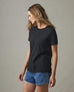 Women's Classic Cotton Crew Tee - Black